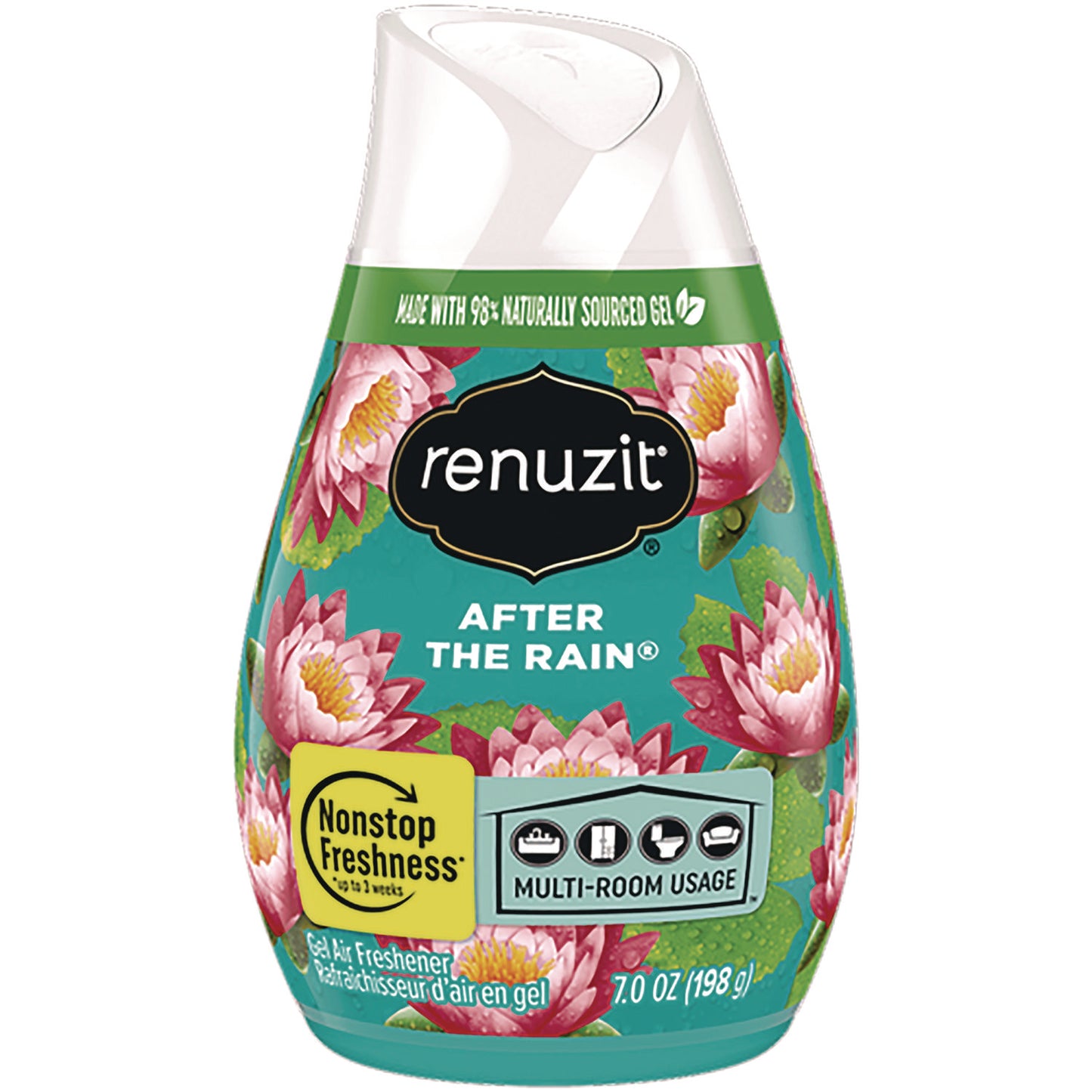 Renuzit Adjustables Air Freshener, After the Rain Scent, 7 oz Solid, 12/Carton (43100CT)