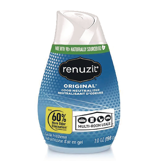 Renuzit Adjustables Air Freshener, Original Scent, 7 oz Solid, 12/Carton (63133CT)