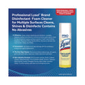 Lysol Disinfectant Foam Cleaner, 24 oz Aerosol Spray (02775)