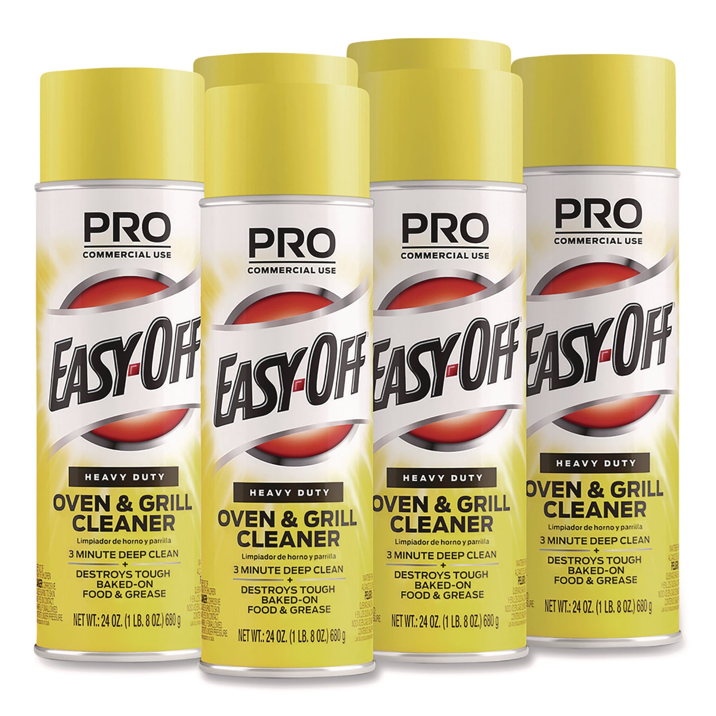 EASY-OFF Oven and Grill Cleaner, 24 oz Aerosol, 6/Carton (85261)
