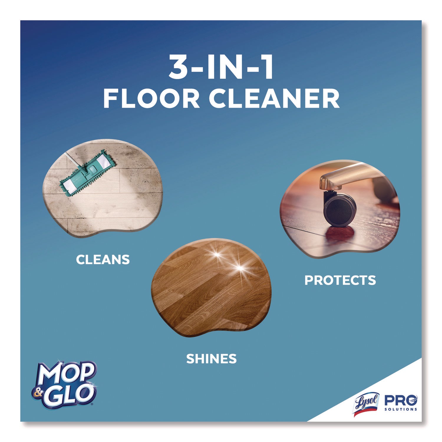 Professional Mop & Glo Ready to Use Multi-Surface Floor Cleaner, Fresh Citrus Scent, 64 oz Bottle (74297EA)