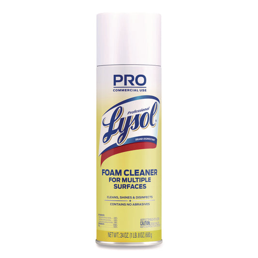 Lysol Disinfectant Foam Cleaner, 24 oz Aerosol Spray (02775)