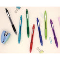 Zebra Z-Grip Ballpoint Pen, Retractable, Medium 1 mm, Assorted Artistic Ink Colors, Assorted Barrel Colors, 24/Pack (12271)