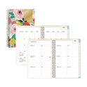 Blue Sky Day Designer "Secret Garden Mint" Academic Year Weekly/Monthly Notes Planner, 8 x 5, 12-Month (July to June): 2024-2025 (137900)