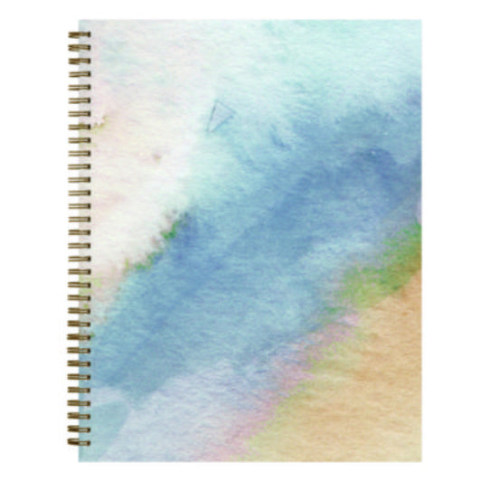 Blue Sky One Tree Planted Andrea Weekly/Monthly Planner, Abstract Artwork, 11" x 8.5", Blue/Sand/Green Cover, 12-Month (Jan-Dec): 2025 (137948)