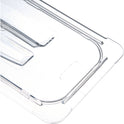 Carlisle StorPlus Polycarbonate Handled Universal Lid, 7 x 12.5 x 0.88, Clear, Plastic (10270U07)