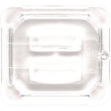 Carlisle StorPlus Polycarbonate Handled Universal Lid, 6.31 x 6.88 x 0.88, Clear, Plastic (10310U07)