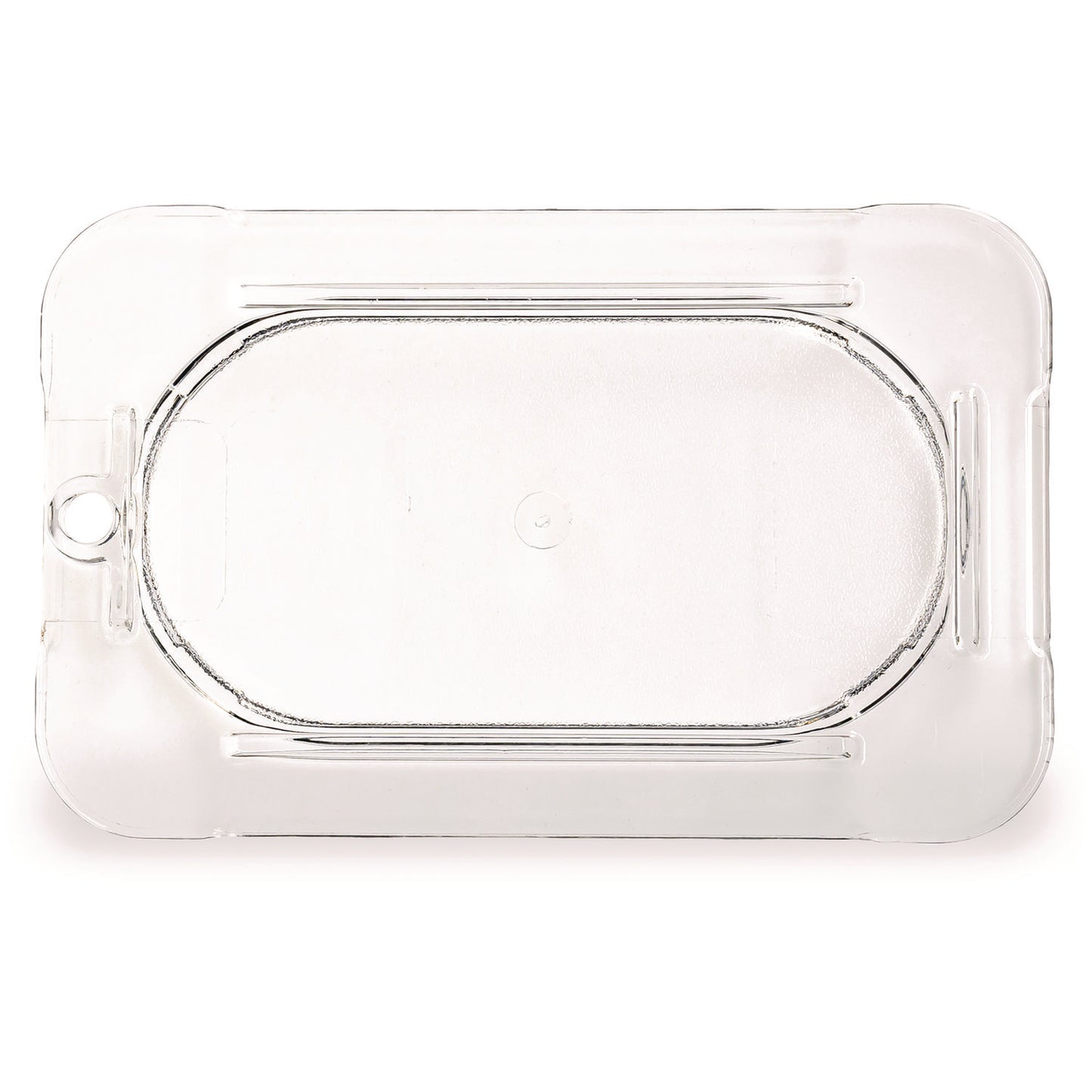 Carlisle StorPlus Polycarbonate Flat Universal Lid, 4.31 x 6.88 x 0.44, Clear, Plastic (10336U07)