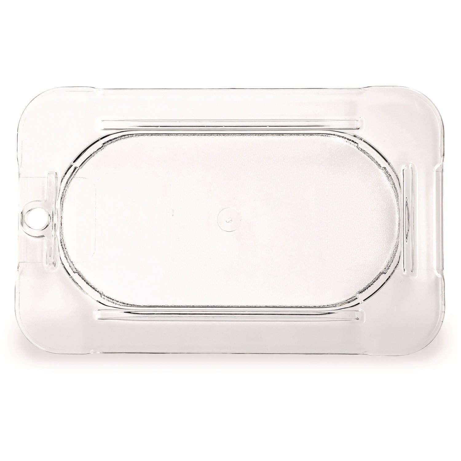 Carlisle StorPlus Polycarbonate Flat Universal Lid, 4.31 x 6.88 x 0.44, Clear, Plastic (10336U07)