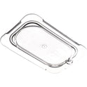 Carlisle StorPlus Polycarbonate Flat Universal Lid, 4.31 x 6.88 x 0.44, Clear, Plastic (10336U07)