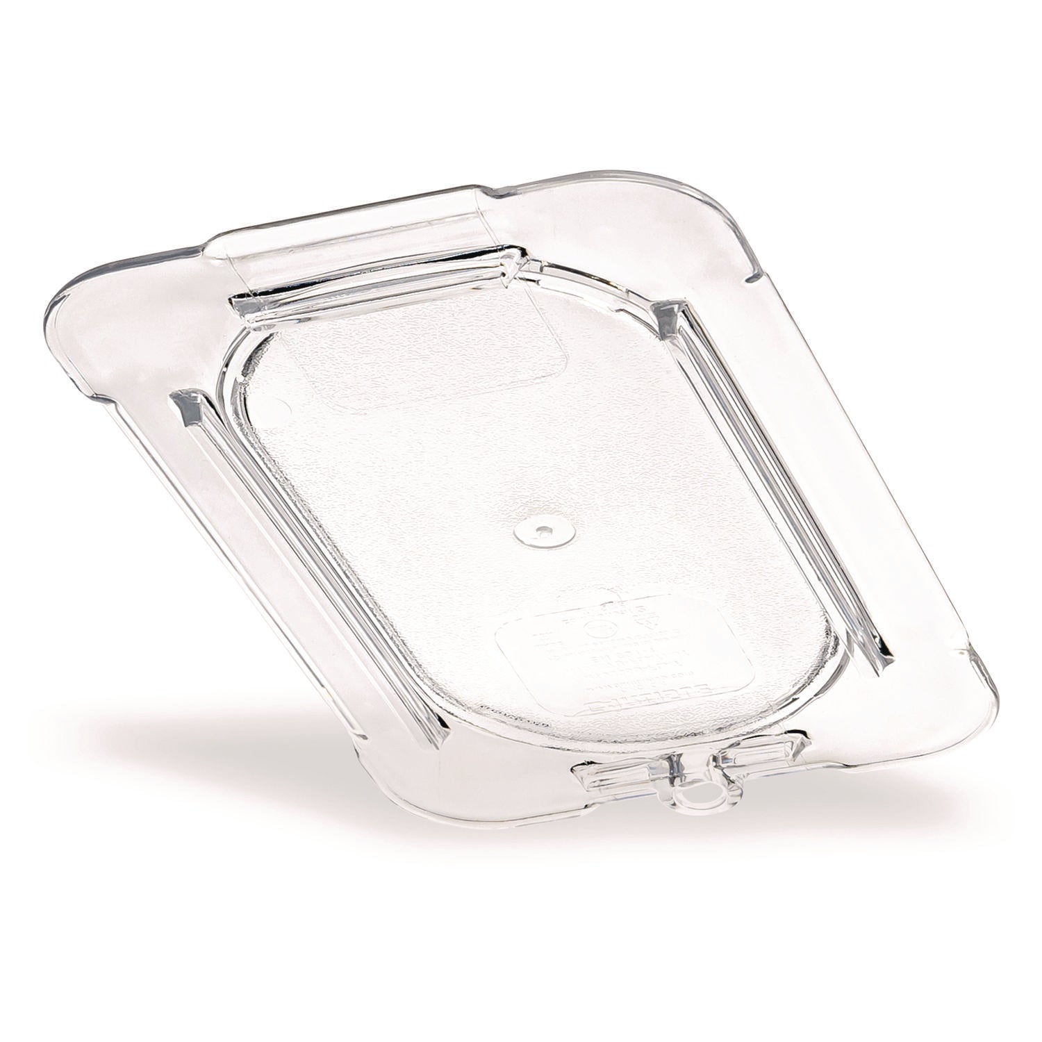 Carlisle StorPlus Polycarbonate Flat Universal Lid, 4.31 x 6.88 x 0.44, Clear, Plastic (10336U07)