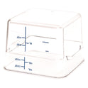 Carlisle Squares Polycarbonate Food Storage Container, 12 qt, 11.13 x 11.13 x 8.25, Clear, Plastic (1195407)