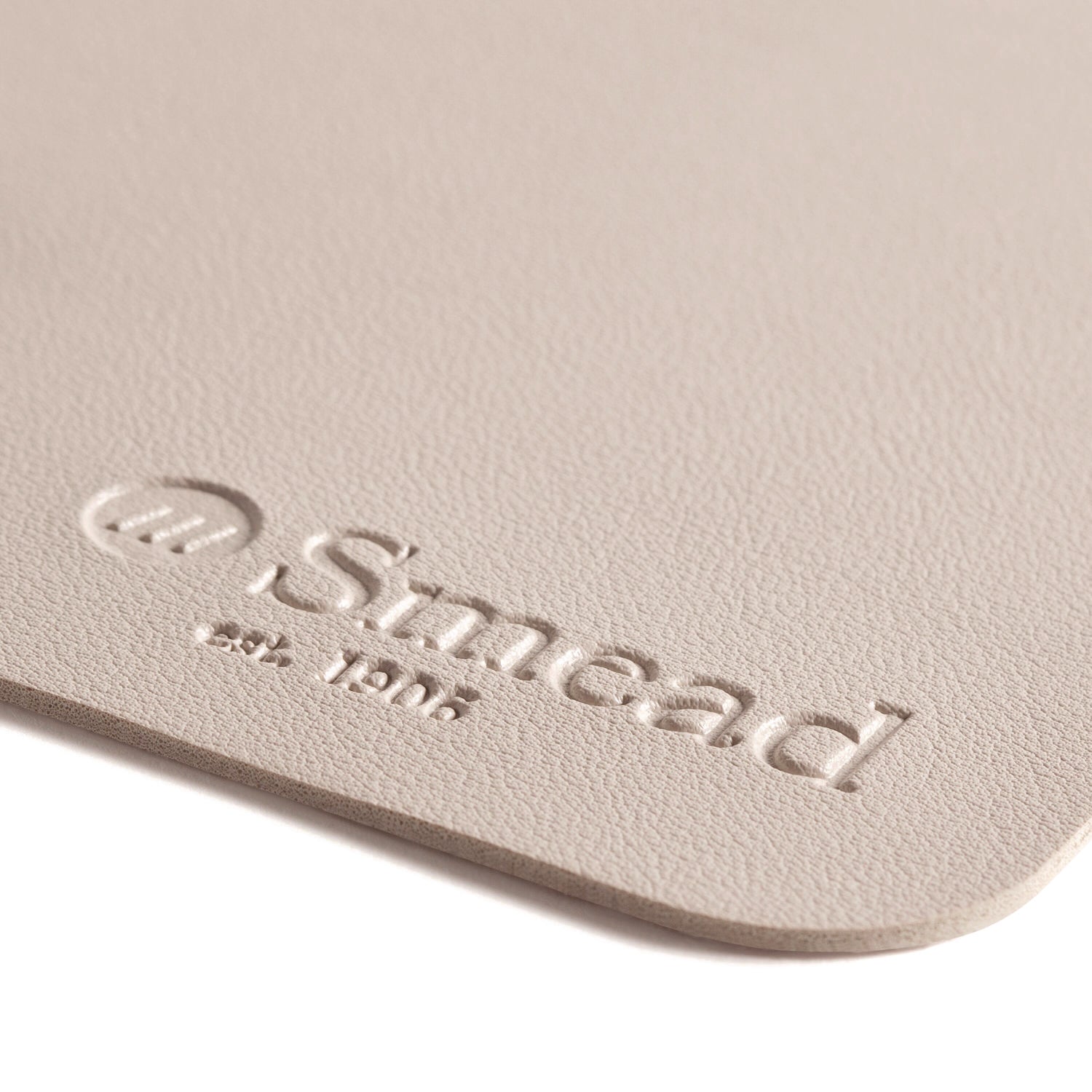 Smead Vegan Leather Desk Pads, 31.5 x 15.7, SandStone (64831)