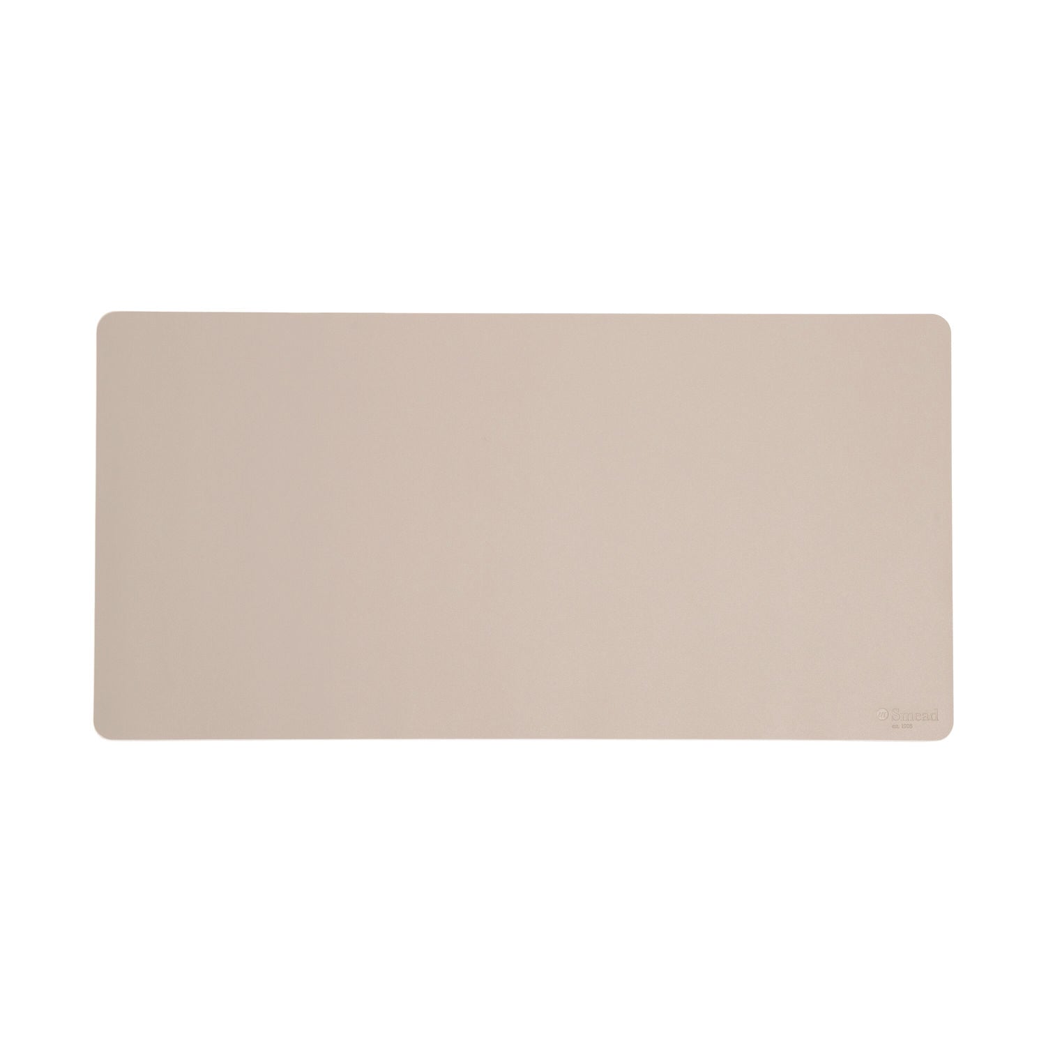 Smead Vegan Leather Desk Pads, 31.5 x 15.7, SandStone (64831)