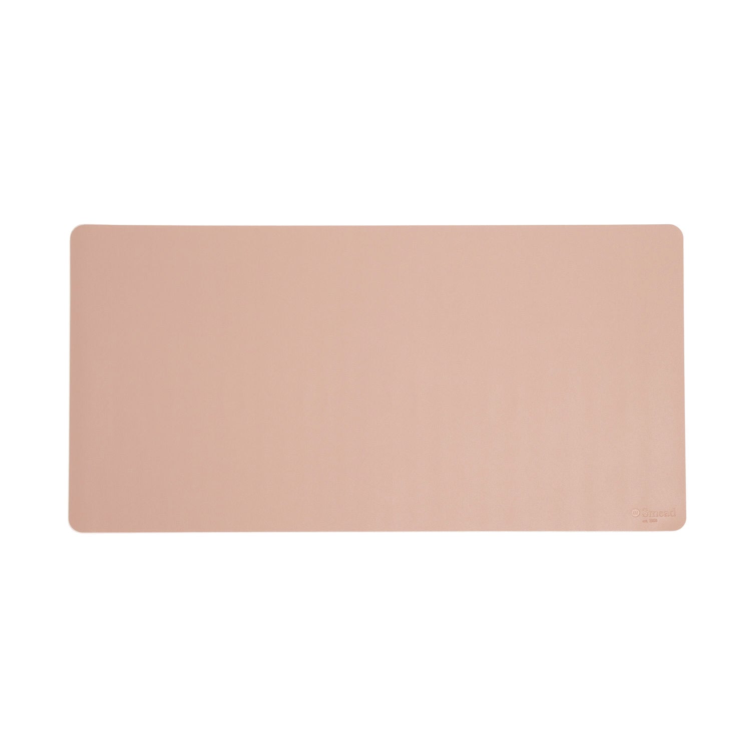 Smead Vegan Leather Desk Pads, 31.5 x 15.7, Light Pink (64834)