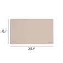 Smead Vegan Leather Desk Pads, 23.6 x 13.7, SandStone (64836)