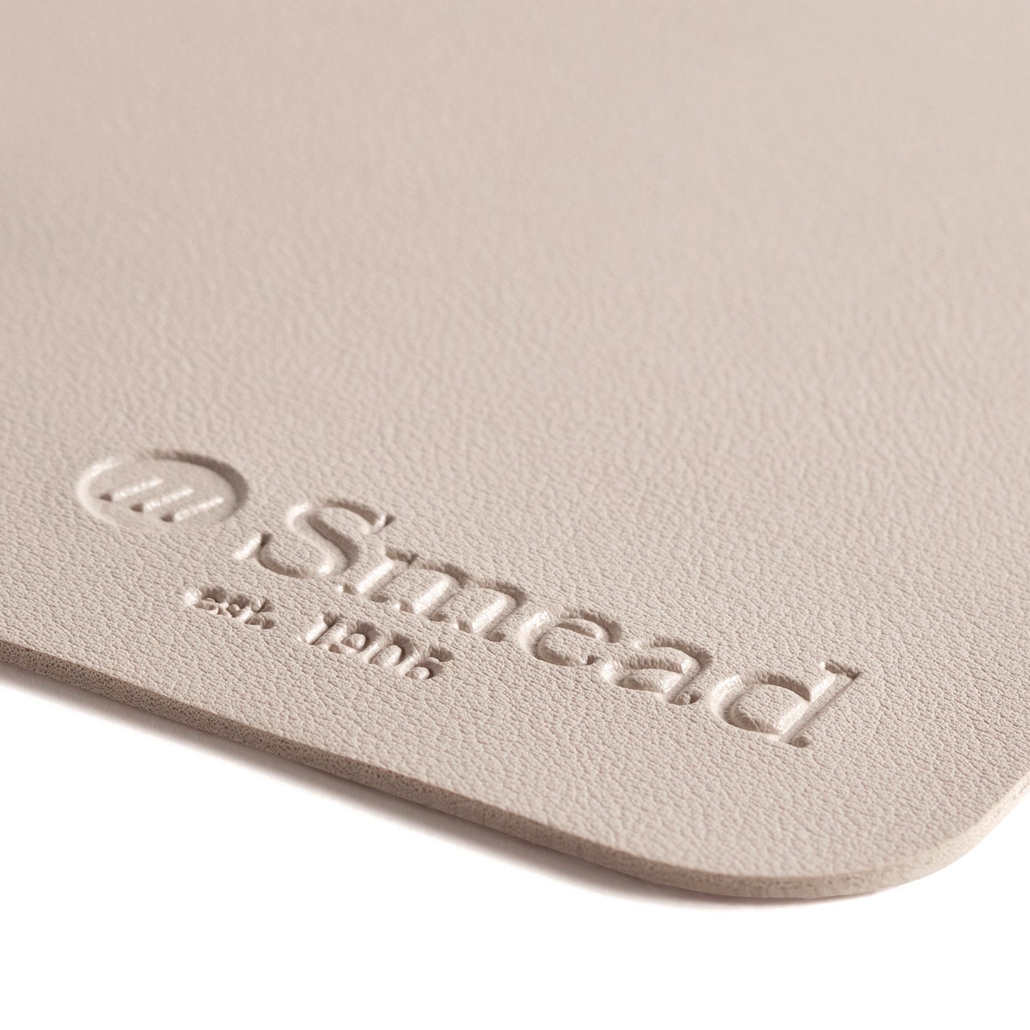 Smead Vegan Leather Desk Pads, 23.6 x 13.7, SandStone (64836)