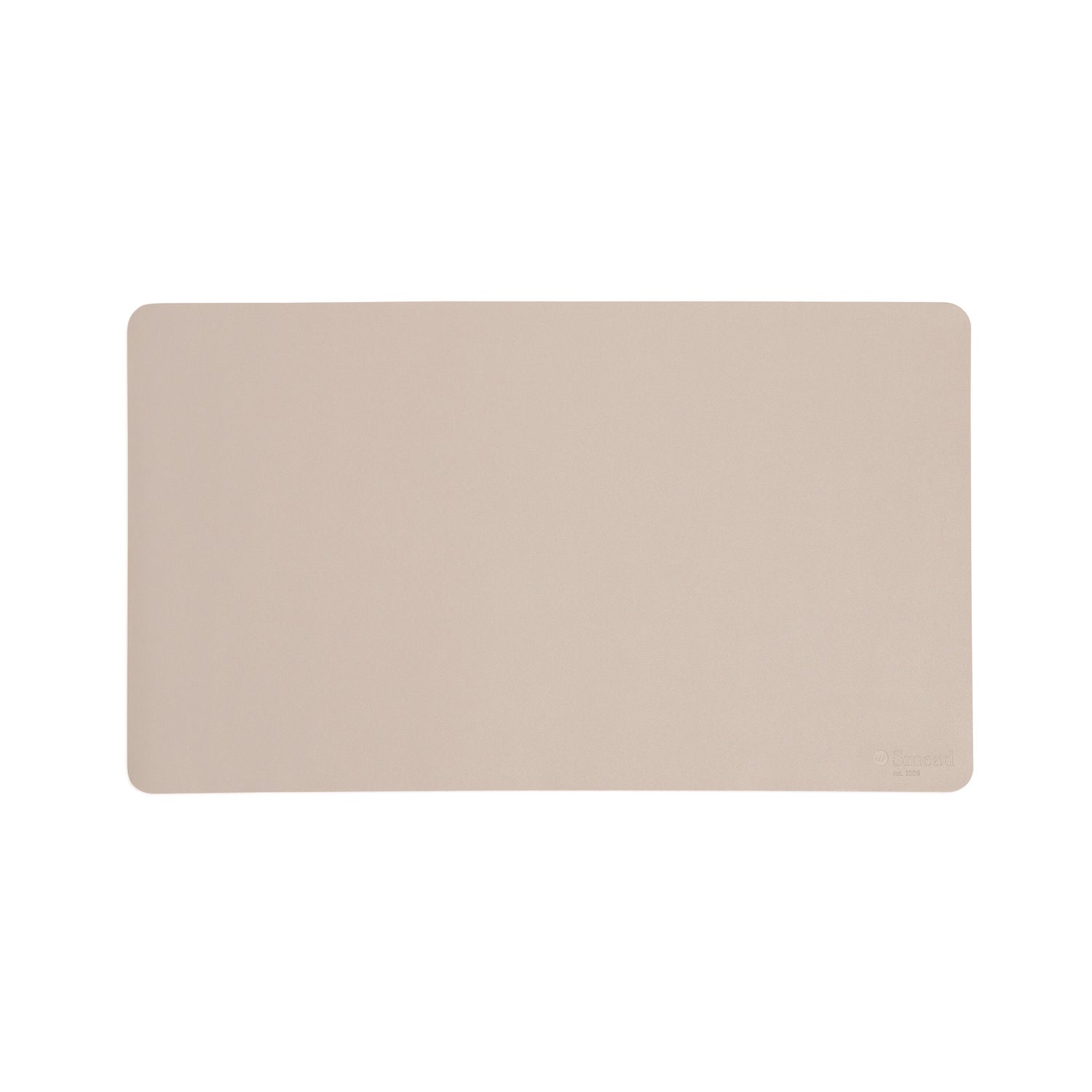 Smead Vegan Leather Desk Pads, 23.6 x 13.7, SandStone (64836)