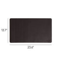 Smead Vegan Leather Desk Pads, 23.6 x 13.7, Charcoal (64838)