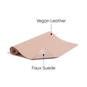 Smead Vegan Leather Desk Pads, 23.6 x 13.7, Light Pink (64839)