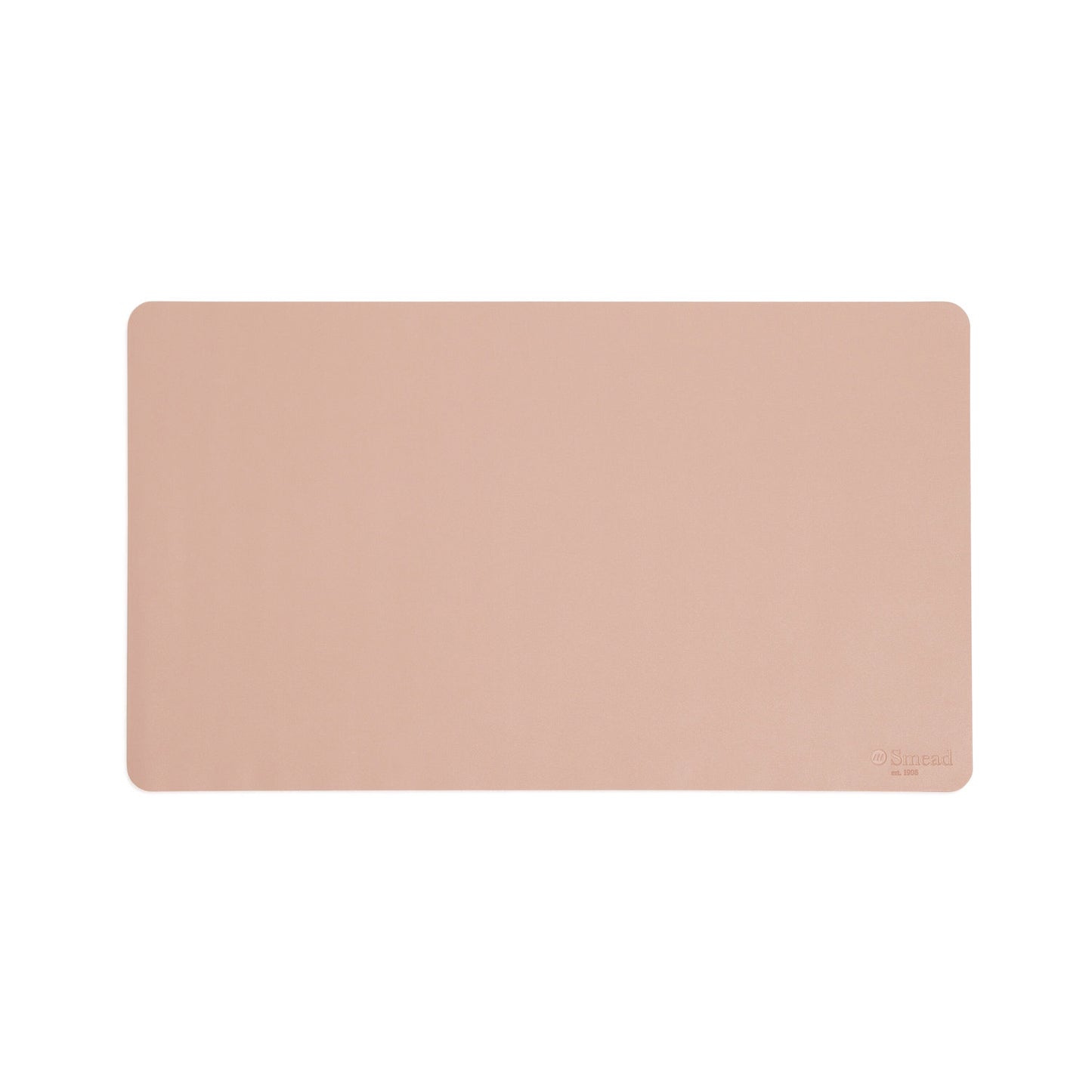 Smead Vegan Leather Desk Pads, 23.6 x 13.7, Light Pink (64839)