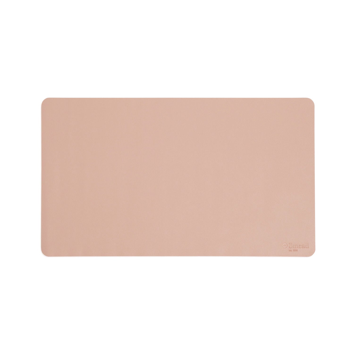 Smead Vegan Leather Desk Pads, 23.6 x 13.7, Light Pink (64839)