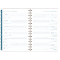 Cambridge Glacier Weekly/Monthly Planner, Glacier Artwork, 8.5" x 6.38", Blue/Gray/Silver Cover, 12-Month (Jan to Dec): 2025 (1727200)