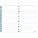 Cambridge Glacier Weekly/Monthly Planner, Glacier Artwork, 8.5" x 6.38", Blue/Gray/Silver Cover, 12-Month (Jan to Dec): 2025 (1727200)
