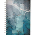 Cambridge Glacier Weekly/Monthly Planner, Glacier Artwork, 8.5" x 6.38", Blue/Gray/Silver Cover, 12-Month (Jan to Dec): 2025 (1727200)