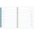 Cambridge Glacier Weekly/Monthly Planner, Glacier Artwork, 11" x 9.25", Blue/Gray/Silver Cover, 12-Month (Jan to Dec): 2025 (1727905)