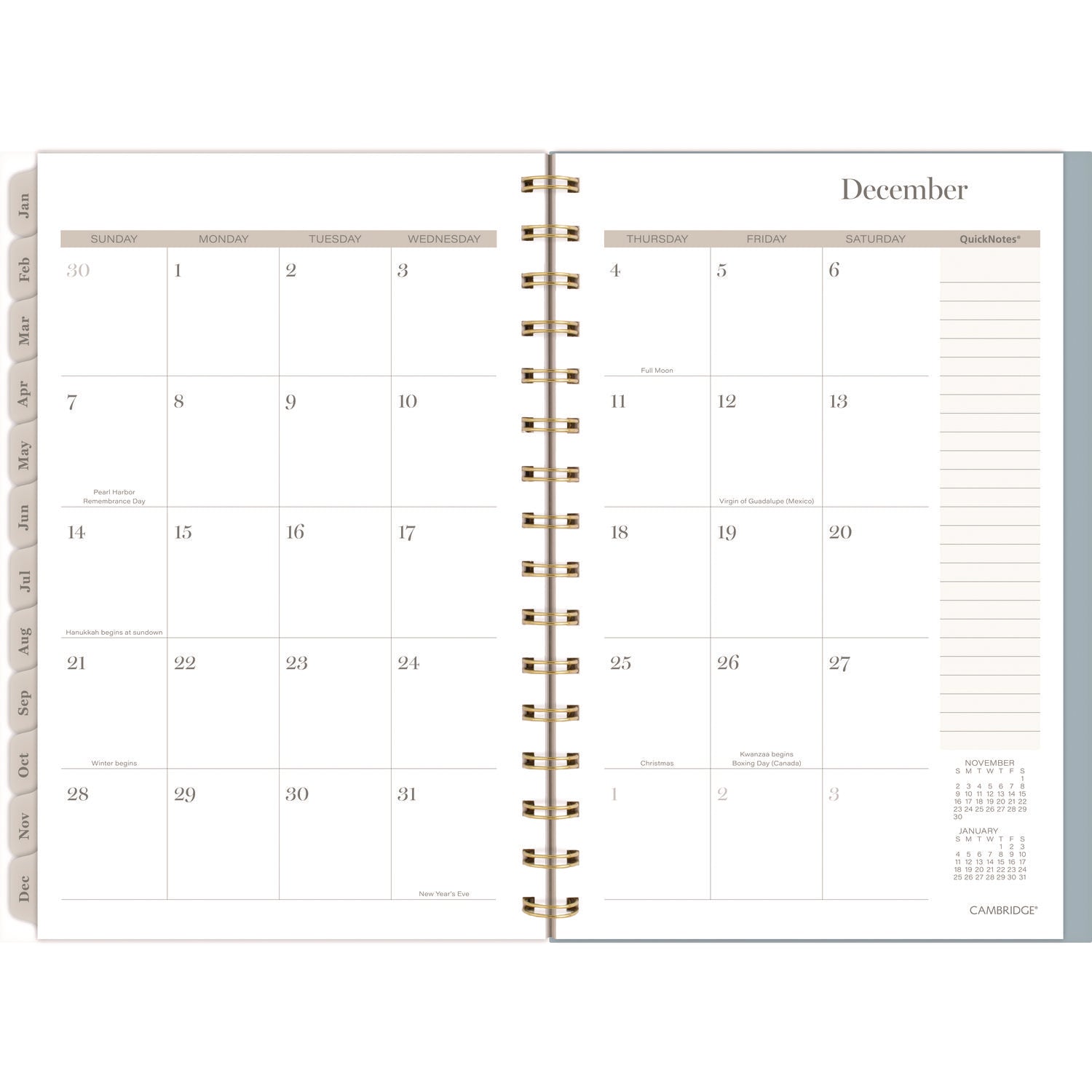 Cambridge Triad Weekly/Monthly Planner, Geometric Artwork, 8.5" x 6.38", Multicolor Cover, 12-Month (Jan to Dec): 2025 (1728200)
