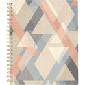 Cambridge Triad Weekly/Monthly Planner, Geometric Artwork, 11" x 9.25", Multicolor Cover, 12-Month (Jan to Dec): 2025 (1728905)