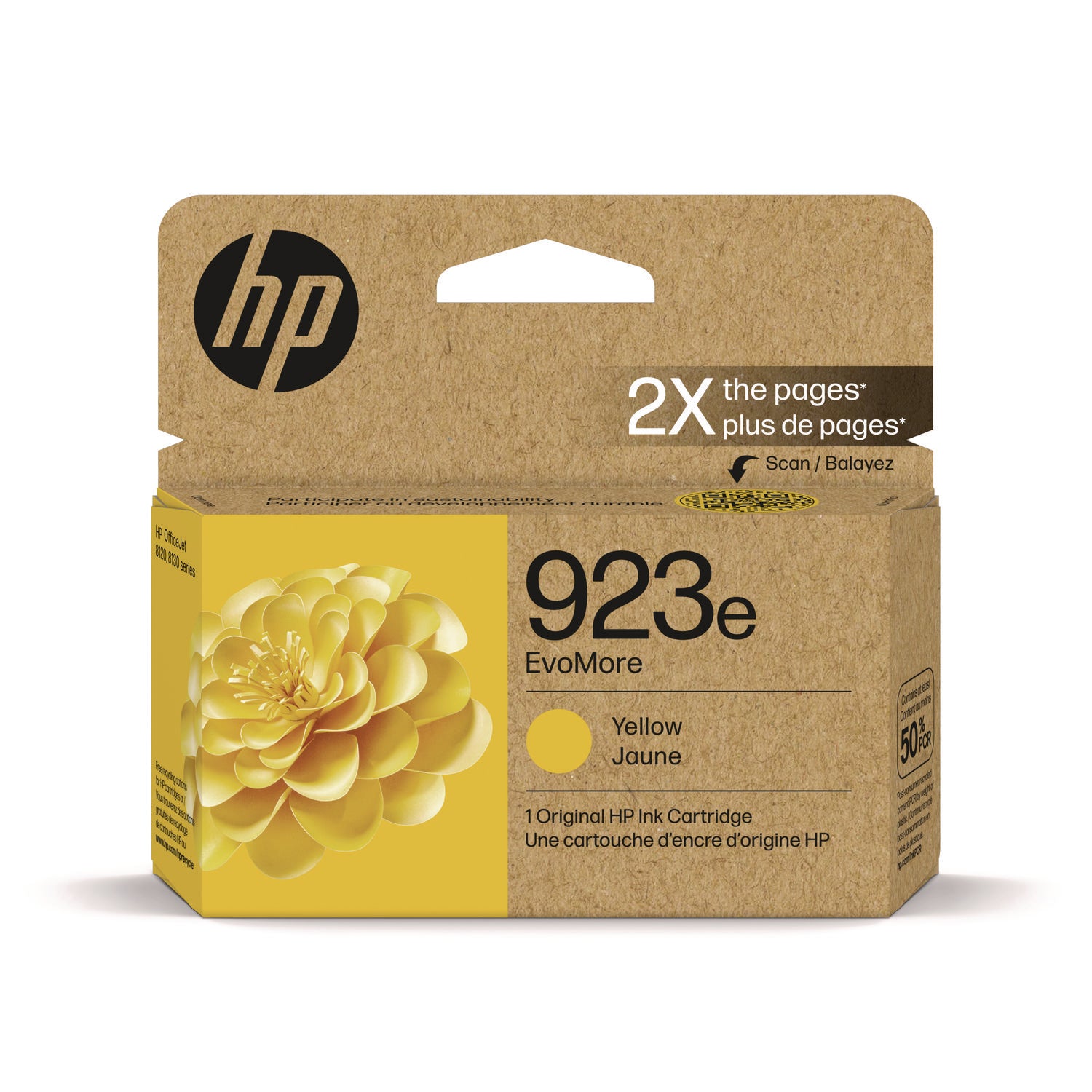 HP 923E (4K0T6LN) Yellow Original Ink Cartridge