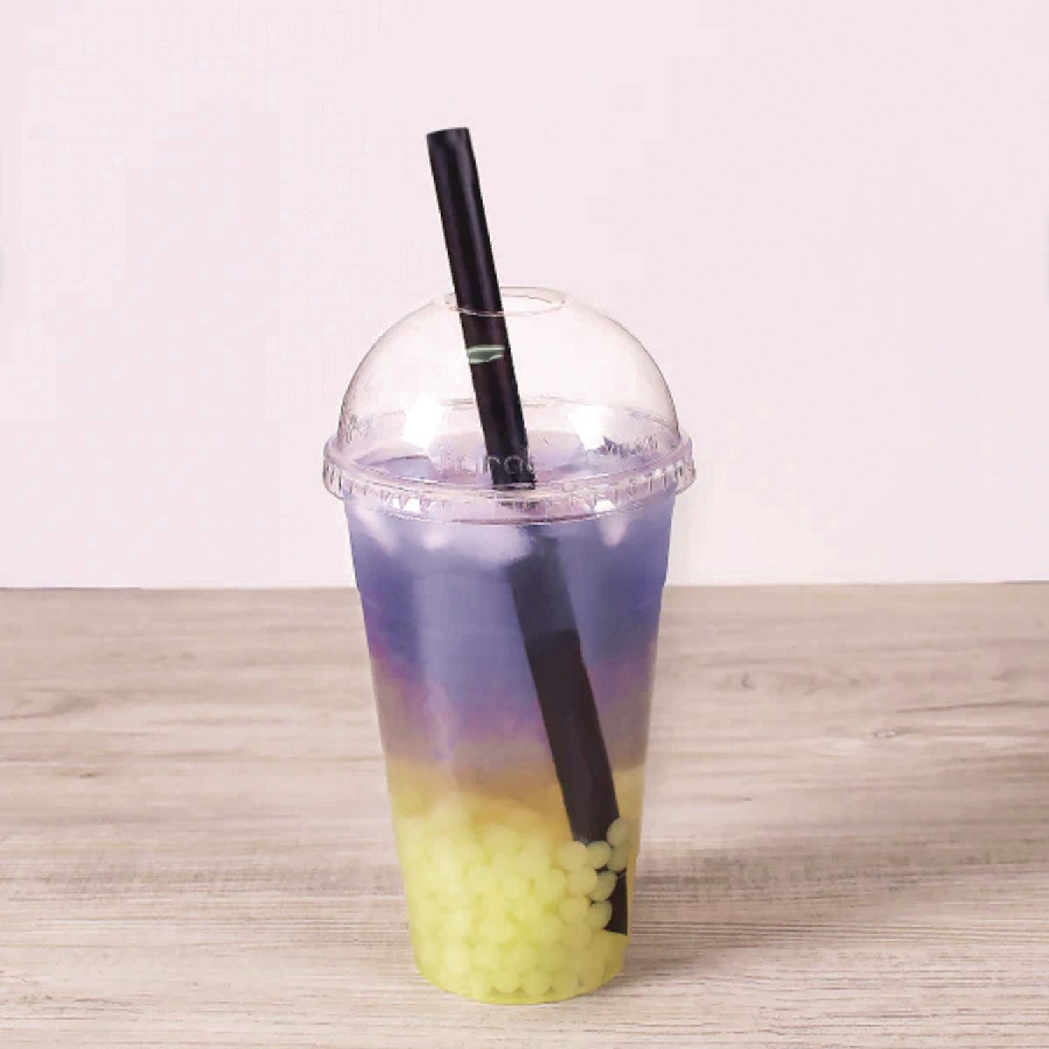 Karat Boba Straws, 9", Black, 1,600/Carton (C9060SBLACK)