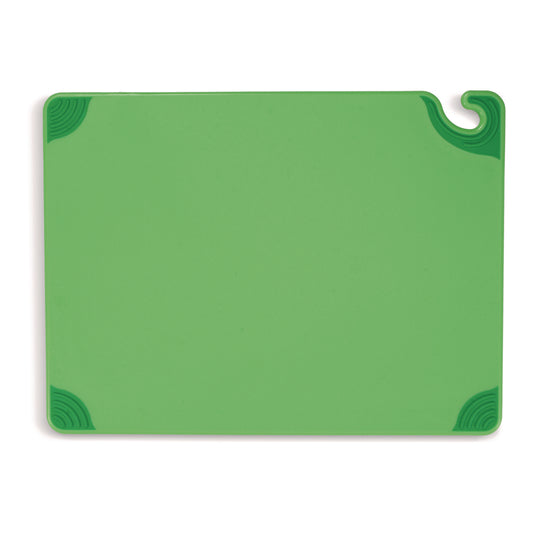 San Jamar Saf-T-Grip Cutting Board, 24 x 18 x 0.5, Green (CBG182412GN)