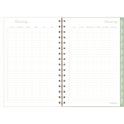 Cambridge Ombre Weekly/Monthly Planner, Colorful Cloud Artwork, 8.5" x 6.38", Multicolor Cover, 12-Month (Jan to Dec): 2025 (1731200)