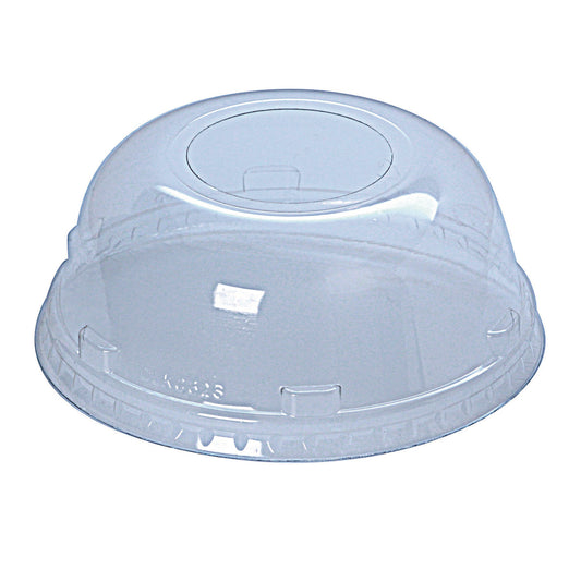 Fabri-Kal Kal-Clear/Nexclear Drink Cup Lids, Squat Dome Lid with 1.75" Hole, Fits 32 oz Cold Cups, Clear, 500/Carton (DLKC32S)