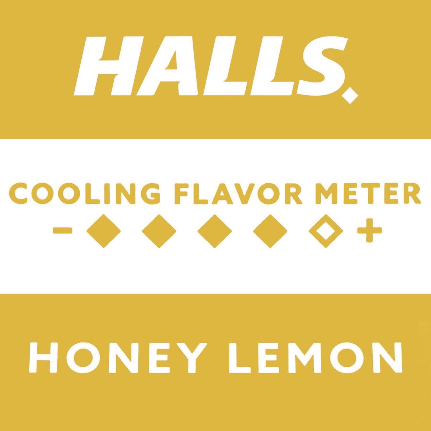 Halls Triple Action Cough Drops, Honey-Lemon, 30/Bag, 12 Bags/Box (28694)