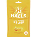 Halls Triple Action Cough Drops, Honey-Lemon, 30/Bag, 12 Bags/Box (28694)