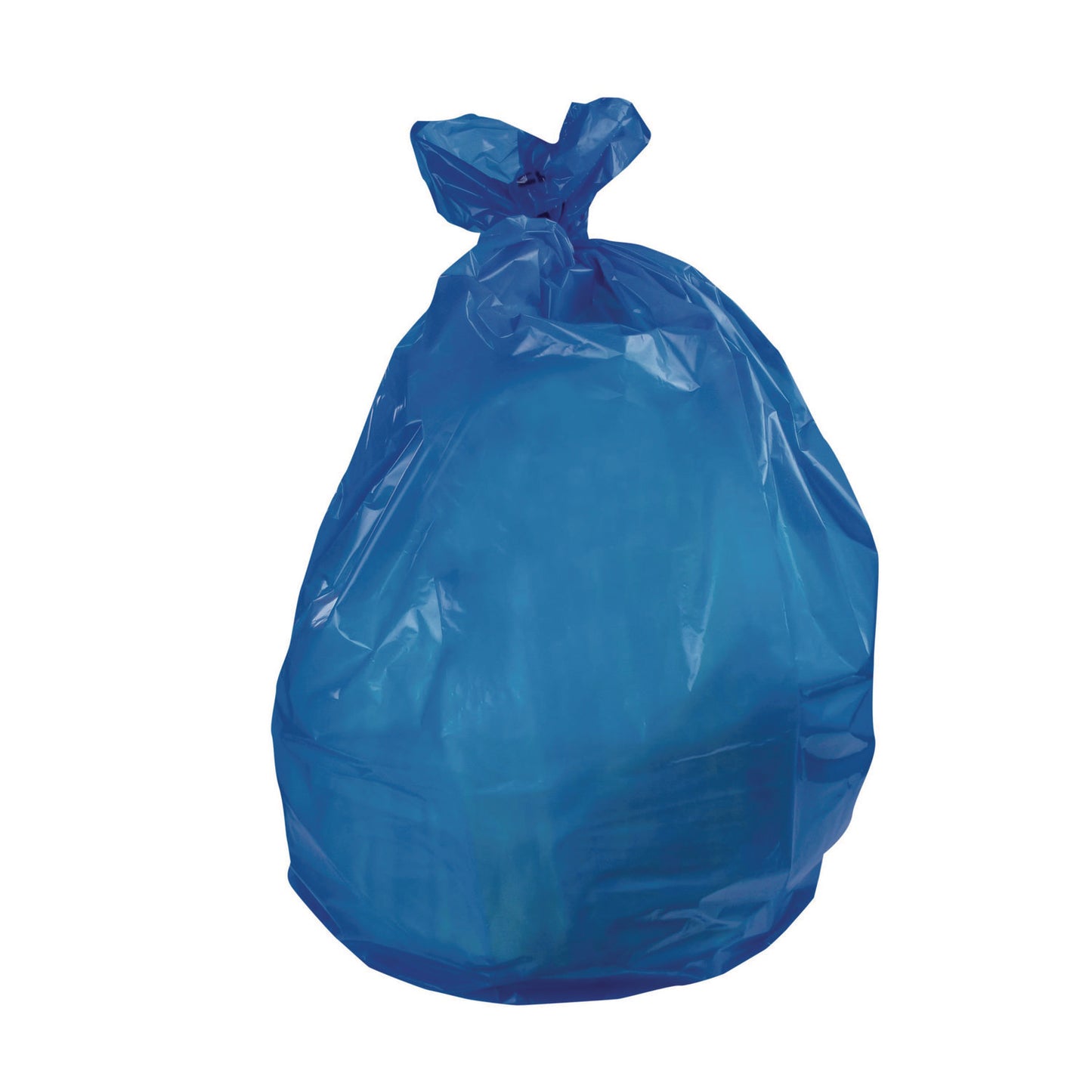 Heritage High-Density Waste Can Liners, 23 gal, 14 mic, 30" x 43", Blue, 25 Bags/Roll, 10 Rolls/Carton (Z6043HXR01)