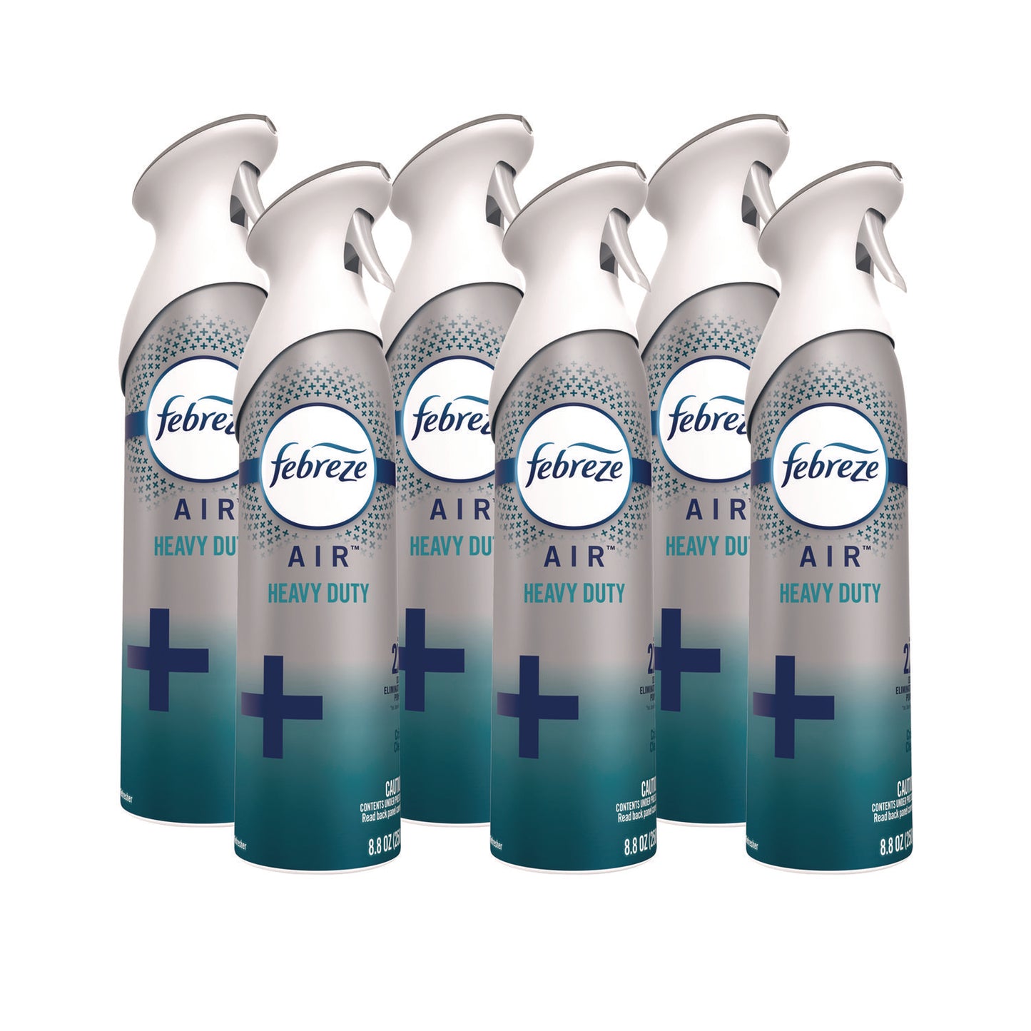 Febreze AIR, Heavy Duty Crisp Clean, 8.8 oz Aerosol Spray, 6/Carton (96257)