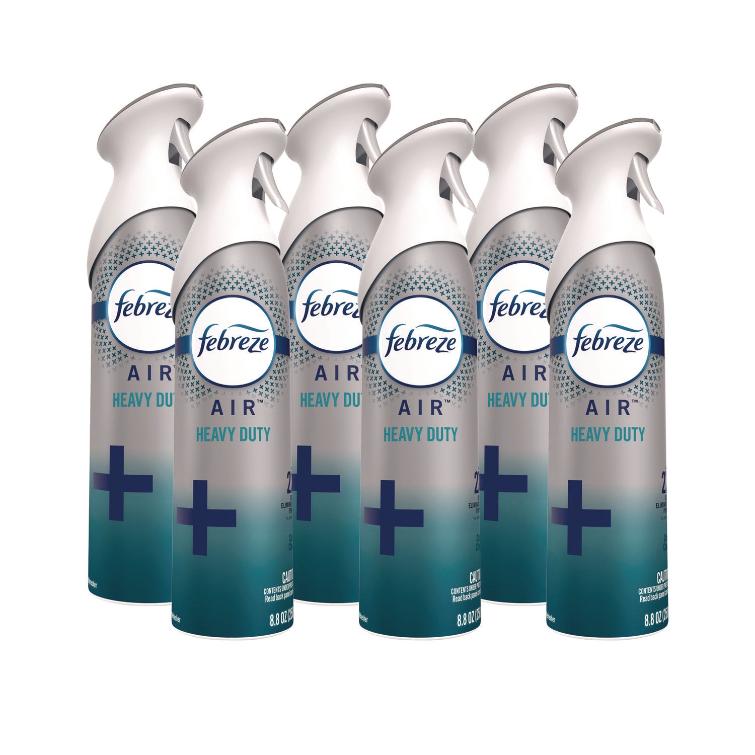 Febreze AIR, Heavy Duty Crisp Clean, 8.8 oz Aerosol Spray, 6/Carton (96257)