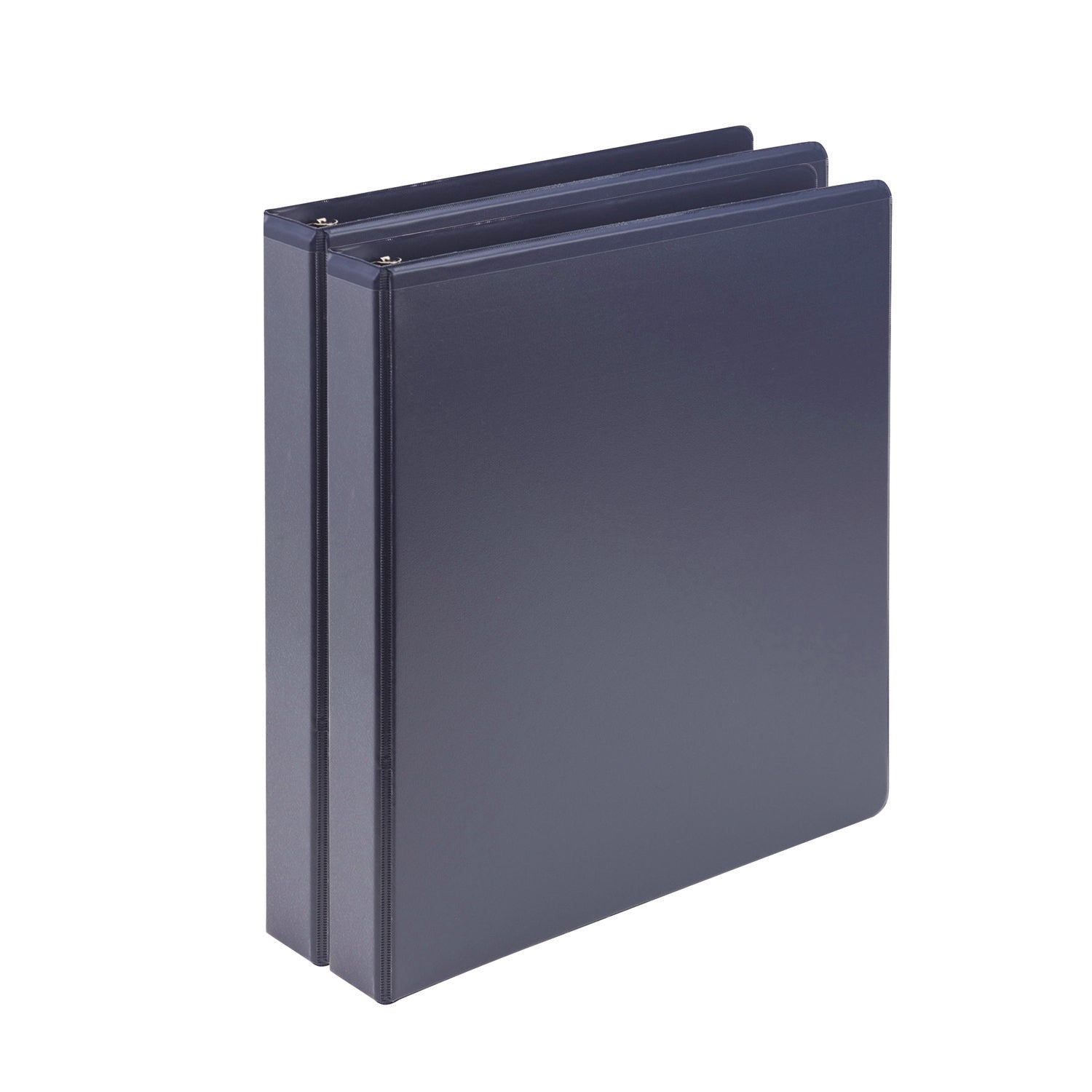 Samsill Earth's Choice Plant-Based BOHO D-Ring View Binders, 1" Capacity, 11 x 8.5, Indigo, 2/Pack (U69341)