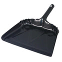 Impact Heavy-Duty Metal Dust Pan, 12 x 14, 20-Gauge Steel, Black (4212)