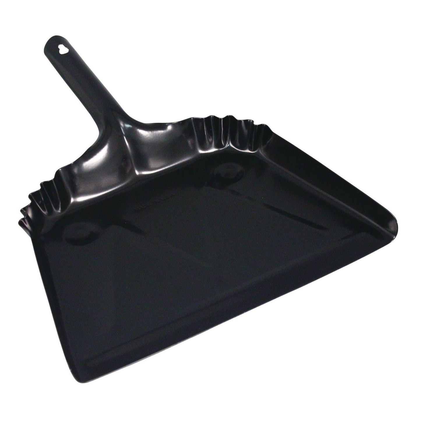 Impact Heavy-Duty Metal Dust Pan, 12 x 14, 20-Gauge Steel, Black (4212)