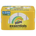 Bounty Essentials Select-A-Size Kitchen Roll Paper Towels, 2-Ply, 108 Sheets/Roll, 12 Rolls/Carton (11093)