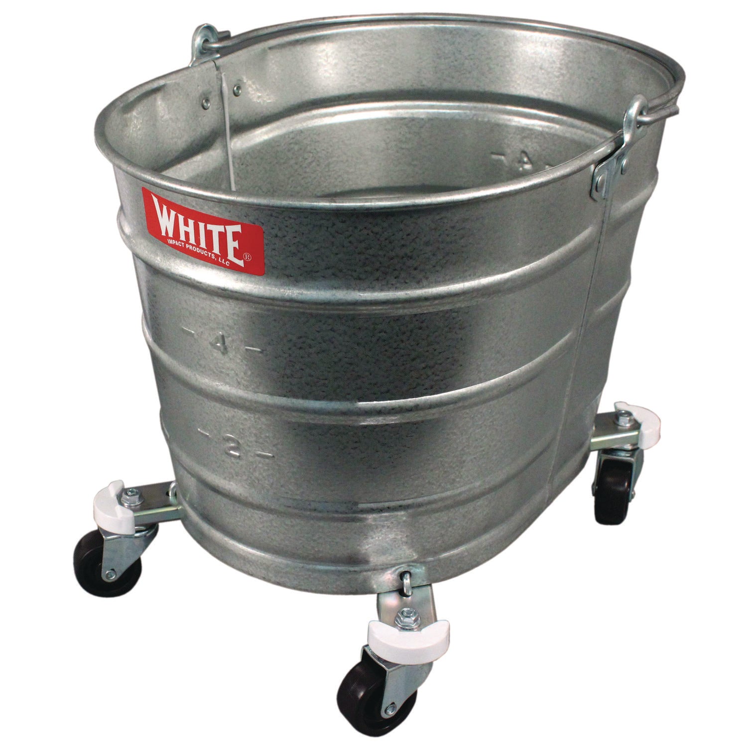 Impact Metal Mop Bucket, 26 qt, Steel (260)