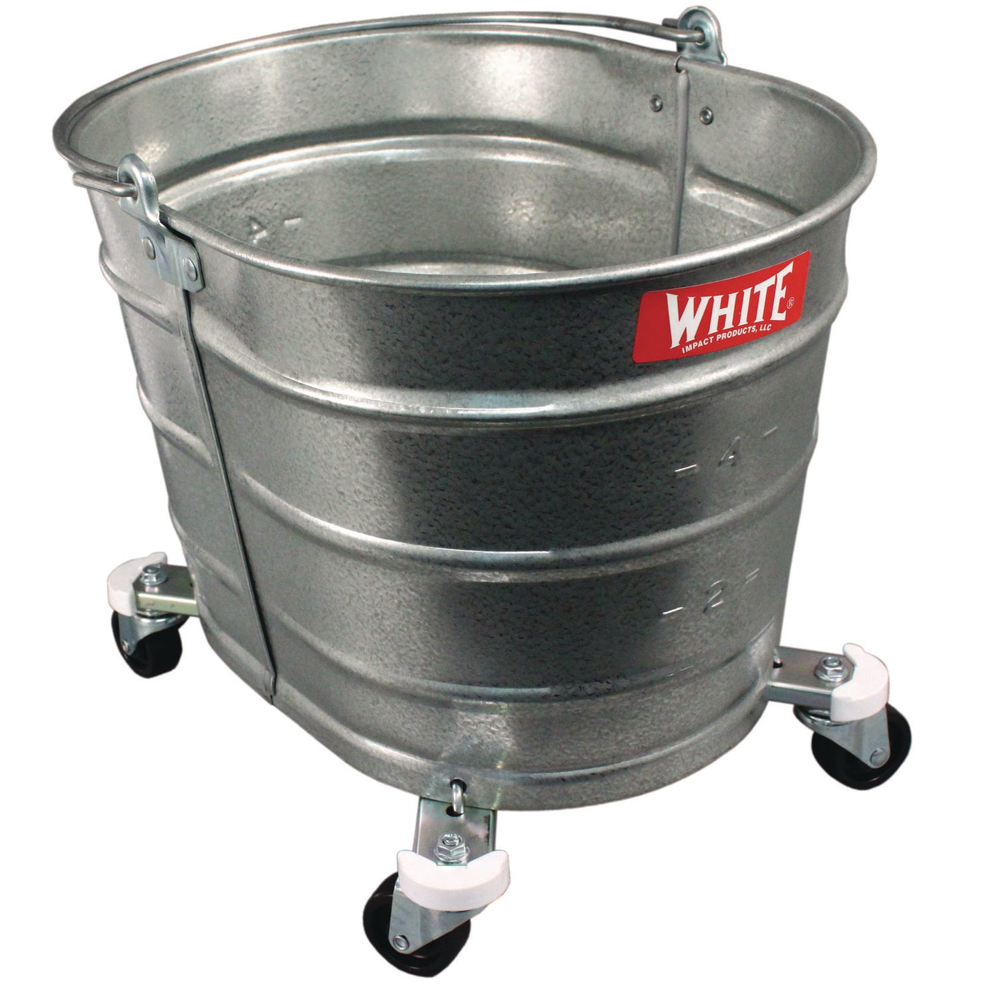 Impact Metal Mop Bucket, 26 qt, Steel (260)