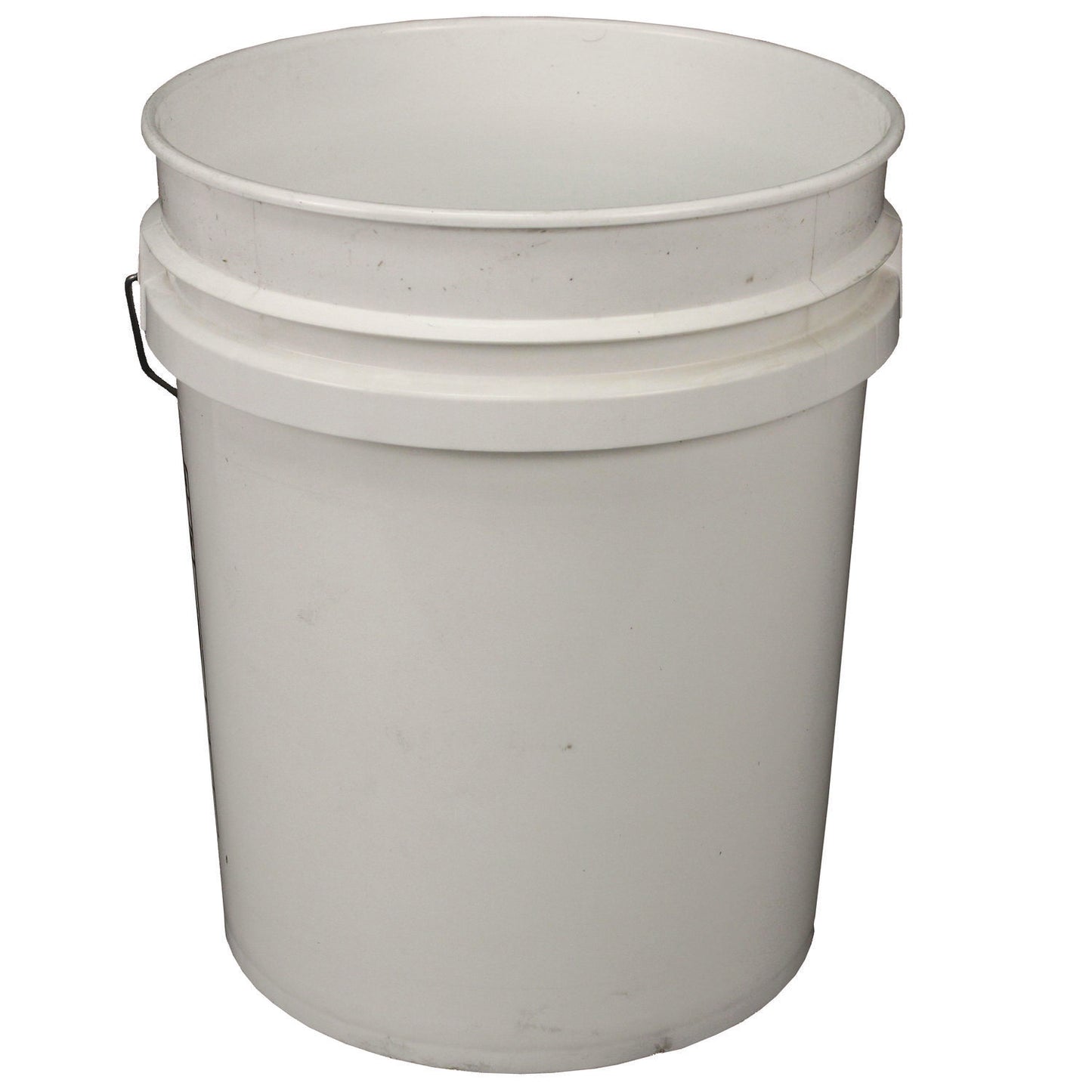 Impact Utility Bucket with Lid, 5 gal, Polyethylene, White, 11.25" dia (5515)