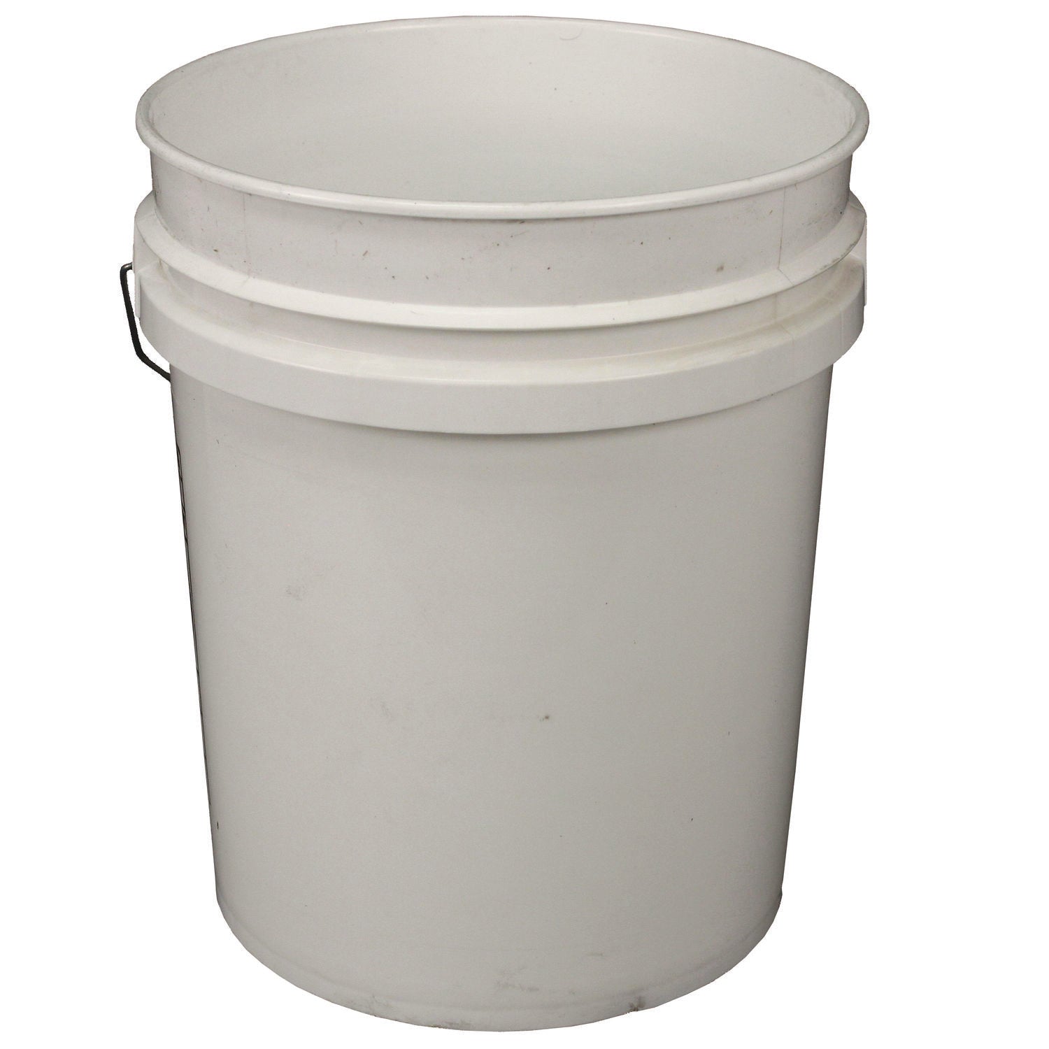 Impact Utility Bucket with Lid, 5 gal, Polyethylene, White, 11.25" dia (5515)